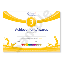 Level 3 Certificate pack A5 x 10 