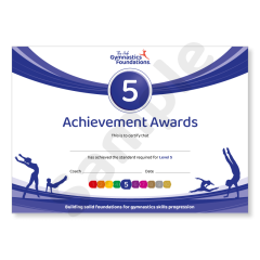 Level 5 Certificate pack A5 x 10 