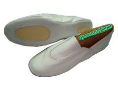 White Leather Gymnastic Shoes