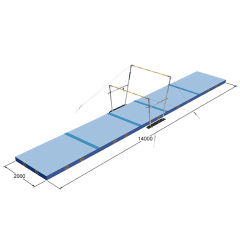 SPIETH Competition set of mats for Uneven Bars
