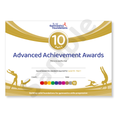 Level 10 part 1 Certificate pack A5 x 10 