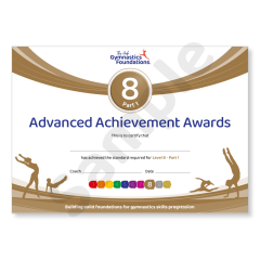 Level 8 part 1 Certificate pack A5 x 10 