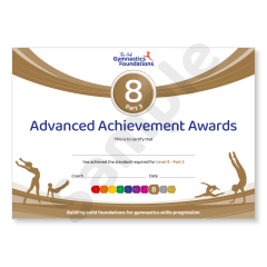 Level 8 part 3 Certificate pack A5 x 10 