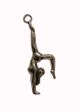 Silver Gymnastic Charm Gymnastic Planet