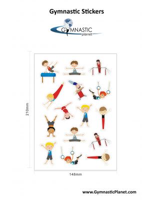 Gymnastic Reward Stickers for Male gymnasts